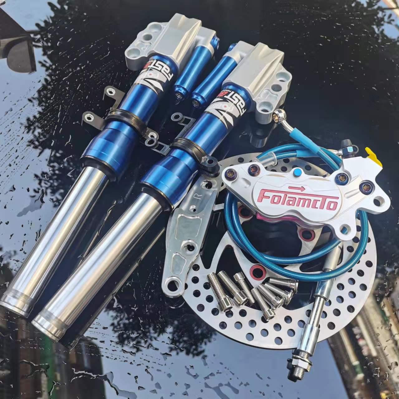 电动车前减震27/30/31芯小牛U+B N1S麦铃V12酷奇009奇迹牛避震器 - 图2