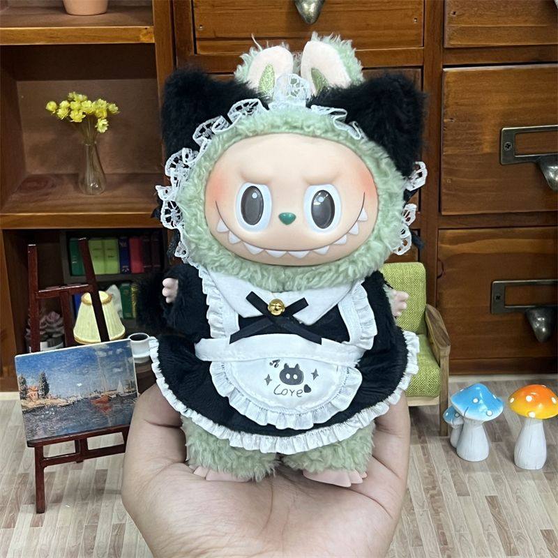 拉布布公仔换装着替衣服labubu一二三代娃衣服裙子背带裤套装超萌,淘宝优惠券,粉丝福利购,淘宝优惠卷