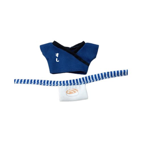 关东煮寿司师傅10cm娃衣棉花娃娃套装可爱玩偶换装衣服无属性原创 - 图1