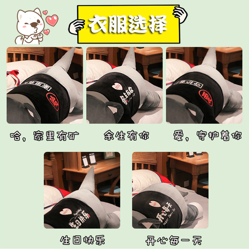 哈士奇毛绒公仔布娃娃熊 梦妮宝贝玩具毛绒布艺类玩具