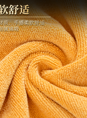 净佛巾黄色加厚款佛像清洁用具