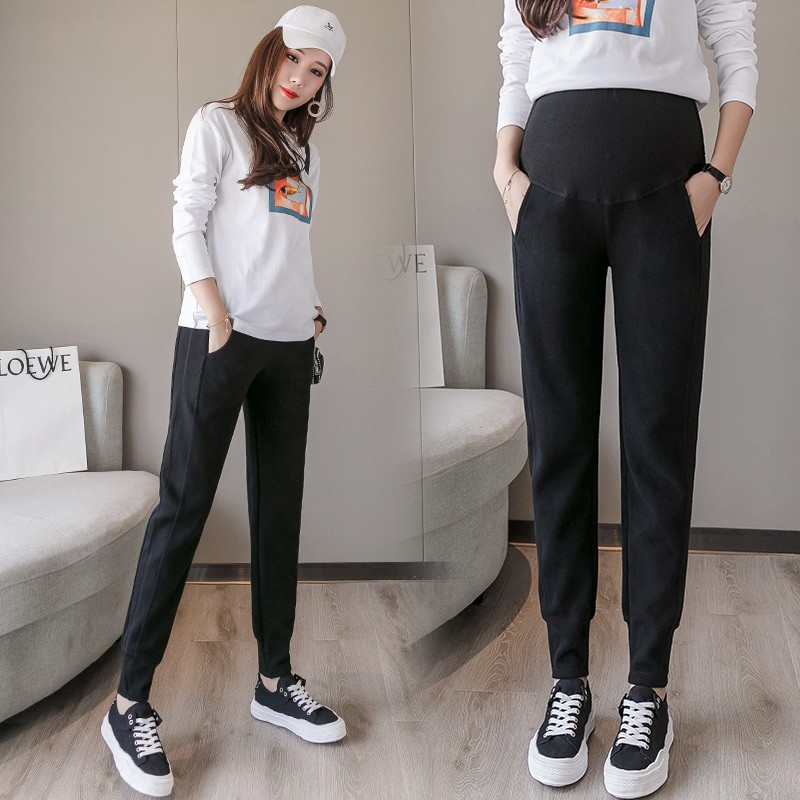 婧麒孕妇裤薄春夏时尚外穿宽松长裤 库实母婴孕妇打底裤