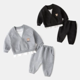 Весенний детский трендовый комплект для мальчиков, 2022 года, в западном стиле