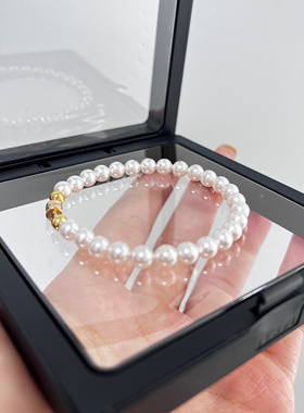 磁吸扣进口奥地利施家珍珠手链