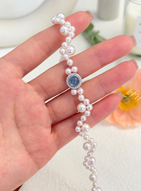 珍珠项链其他银珍珠银男女银