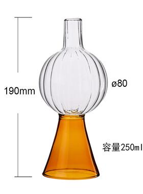 香薰瓶空瓶玻璃小瓶子香薰无火挥发家用藤条摆件精油香氛香熏