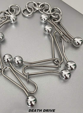 WACKYE金属朋克未来感项链