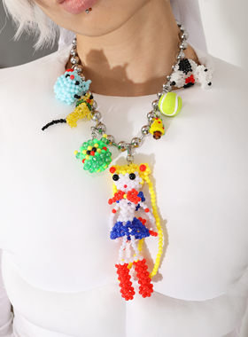 WACKYE 官方正品 可爱搞怪鬼马少女时髦项链