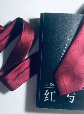 潘特维拉玫瑰战争-红色jk/dk领带