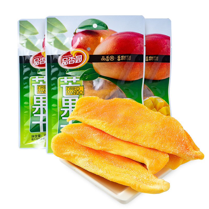 品香园156gx3袋装海南特产芒果干 品香园食品芒果干