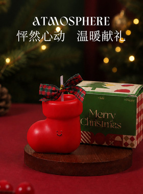冬日浪漫ins风暖冬圣诞香薰蜡烛