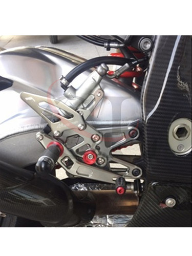 适用宝马 BMW S1000RR 09-14/S1000R 14-16 改装升高脚踏脚套总成 - 图0