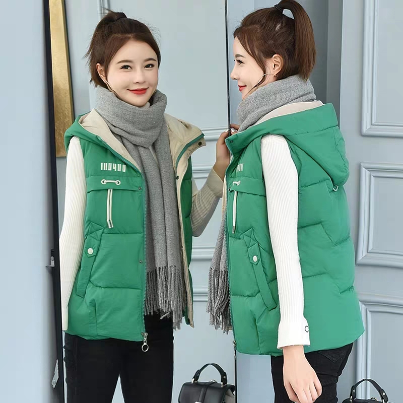 羽绒棉马甲女短款2025新款秋冬韩版修身加厚保暖背心坎肩马夹外套,淘宝优惠券,粉丝福利购,淘宝优惠卷