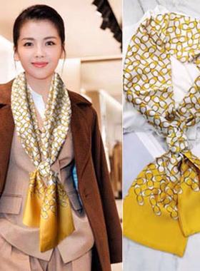 百搭方巾脖子挂件项链配饰吊坠