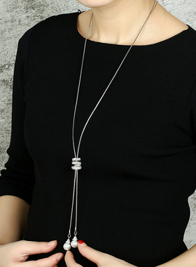 毛衣链长款女配饰品大气挂坠百搭