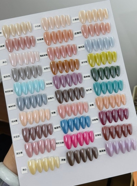 MUZINAIL·【都是海莉】镜面粉纯手工定制美甲猫眼指甲月光粉美甲