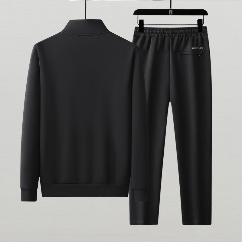 帝客堡轻奢舒适立领棉套装男士春秋季运动休闲卫衣外套开衫两件套,淘宝优惠券,粉丝福利购,淘宝优惠卷