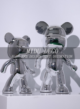 树脂装饰现代客厅小熊