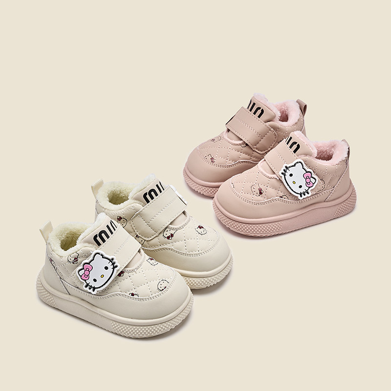 乖脚童冬季女童学步鞋加绒保暖公主鞋防滑女宝宝雪地短靴1一3周岁,淘宝优惠券,粉丝福利购,淘宝优惠卷