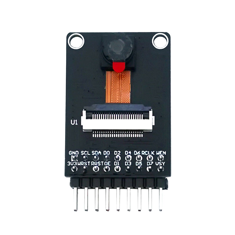 艾克姆科技OV7670摄像头模块板载FIFO 30W像素程序源码STM32驱动 - 图3