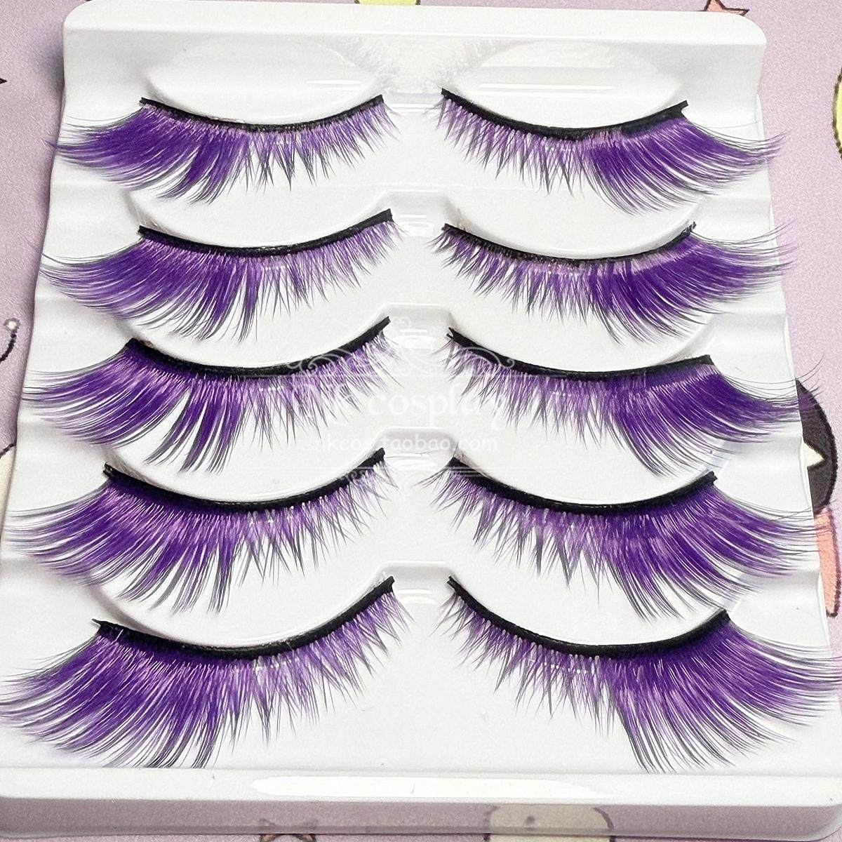 NKの小铺|神秘女巫|深紫色假睫毛浓密超长|舞台演出|LOLITA|COS妆,淘宝优惠券,粉丝福利购,淘宝优惠卷