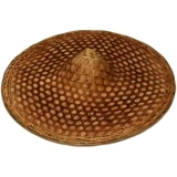 Бамбуковая ковша шляпа листья, дождь, дождь, солнцезащитный крем, Рыбалка на солнце Ретро древнее Сычуань Специальность Чистое ручная рука ручной работы