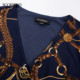 Scofield Women's Chain Print Print V-Neck Dress