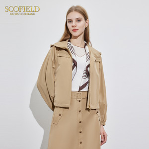 Scofield女装休闲防风随性舒适户外风轻型风衣夹克2024夏季新款