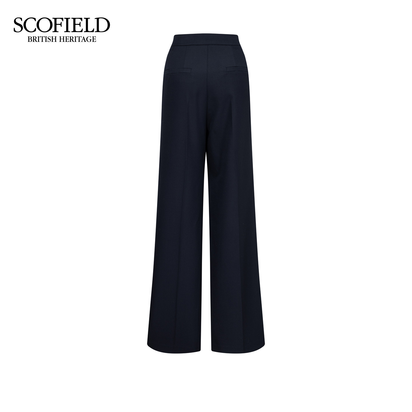 【含羊毛】Scofield女装飒美高腰阔腿西装裤金属扣2025冬季新品,淘宝优惠券,粉丝福利购,淘宝优惠卷