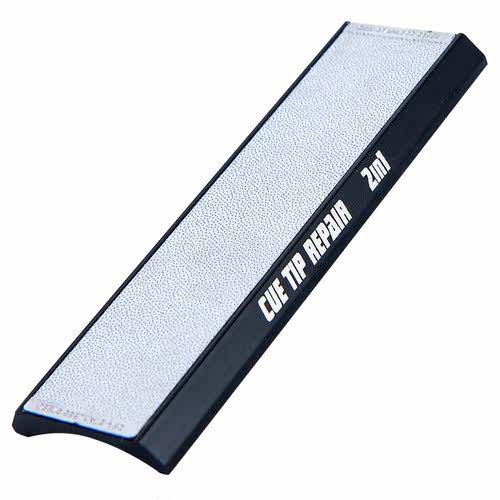 多功能双面台球杆皮头锉刀全铝合金材质小巧便捷坚固耐用平弧两用 - 图0