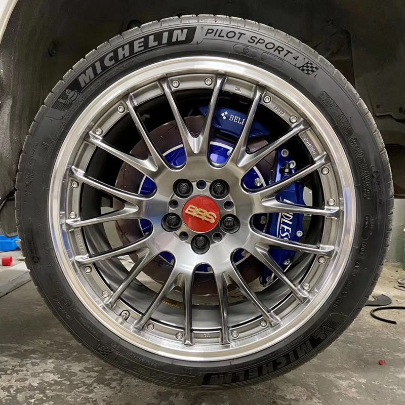 日本 BBS RS-N两片式锻造轮毂20寸埃尔法威尔法塞纳NXRX保姆车-图2