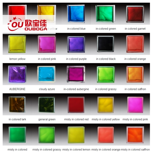 Внутреннее цветовое стеклянное кирпичное крыльцо простая фоновая стена кухня ванная комната может быть установлена ​​с легкой стеной перегородки