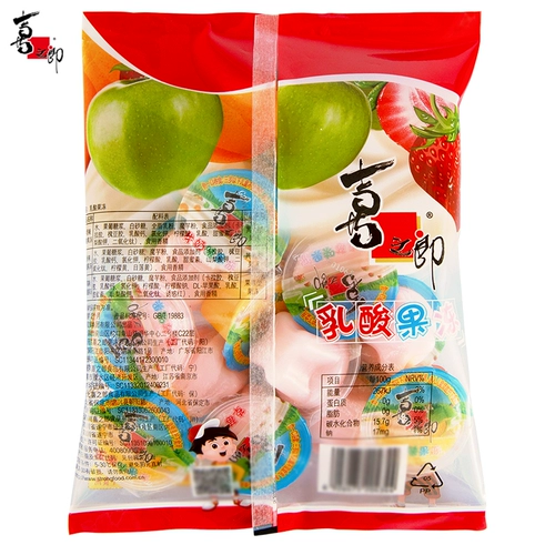 喜之郎 Желе 360 г сумка установлена ​​из молочных кислотных фруктовых фруктовых фруктовых фруктов желе, повседневная пища оптовая подарочная подарочная закуска