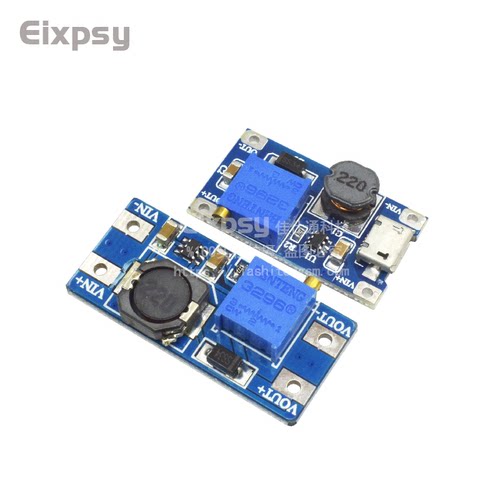 MT3608 DC-DC升压模块2A升压板输入电压2-24V升5/9/12/-28V可调 - 图0