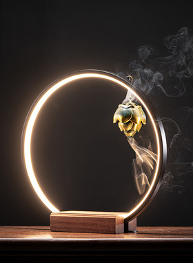 新中式禅意陶瓷吊炉摆件底