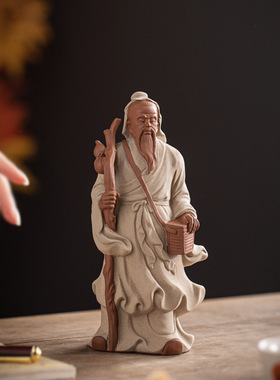 华佗神医陶瓷雕塑像人物摆