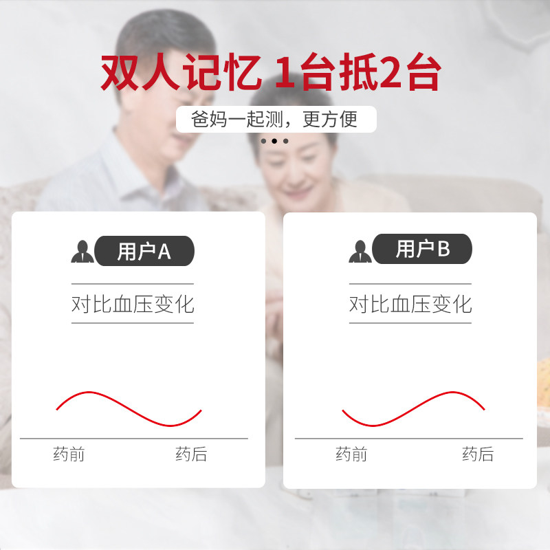 三诺测试家用测量血压血糖一体机 三诺血压计（电子血压计）