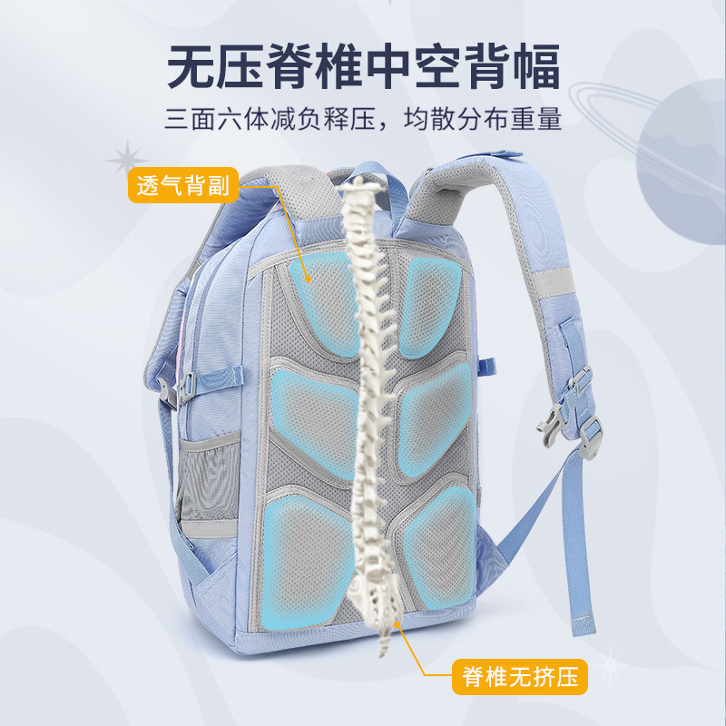 超大容量书包初高中4-9年级女生超轻防水减负护脊男女新款双肩包,淘宝优惠券,粉丝福利购,淘宝优惠卷