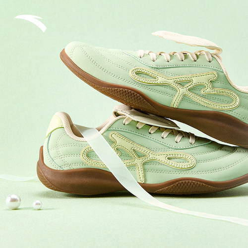 安踏羚跃经典薄底休闲鞋女鞋2026夏季新款软底板鞋百搭正品运动鞋 - 图3