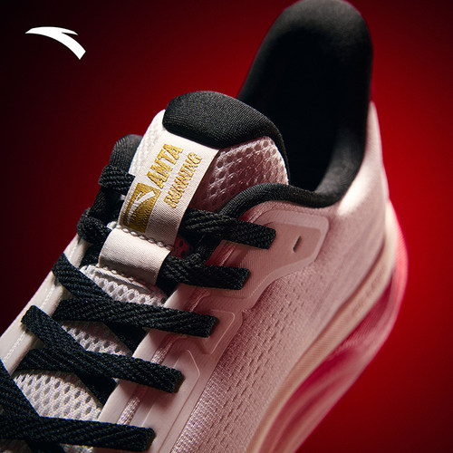 安踏旅步2新年跑步鞋男鞋缓震回弹正品本命年红色运动鞋112615546 - 图2