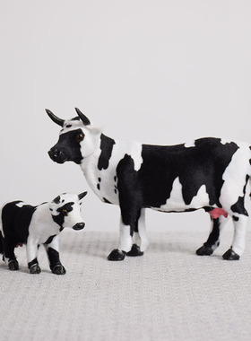 仿真橱窗摆件动物模型奶牛