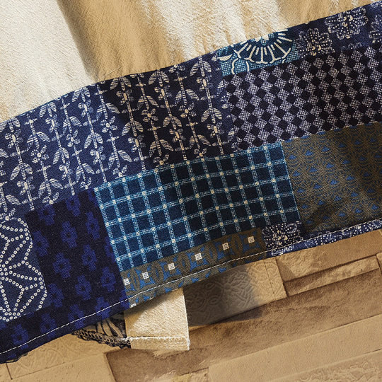 中国风男士拼接七分袖汉服开衫新中式唐装复古风披风外套大码宽松