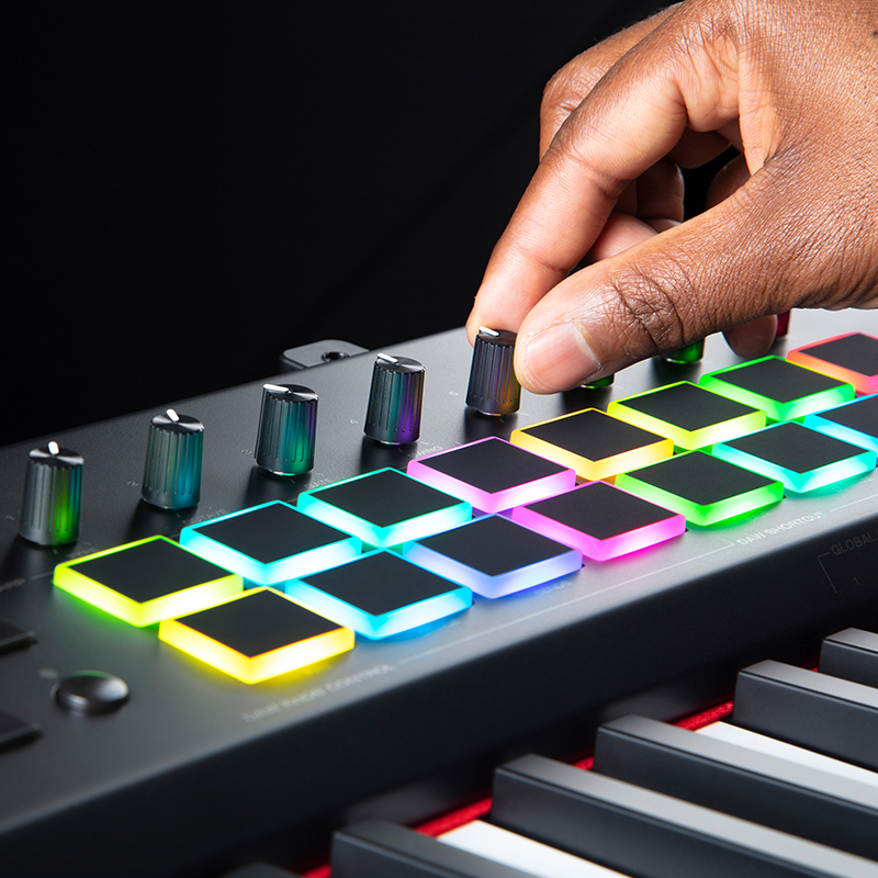 M-AUDIO Hammer88 Pro全配重钢琴级手感音乐编曲MIDI键盘控制器 - 图0