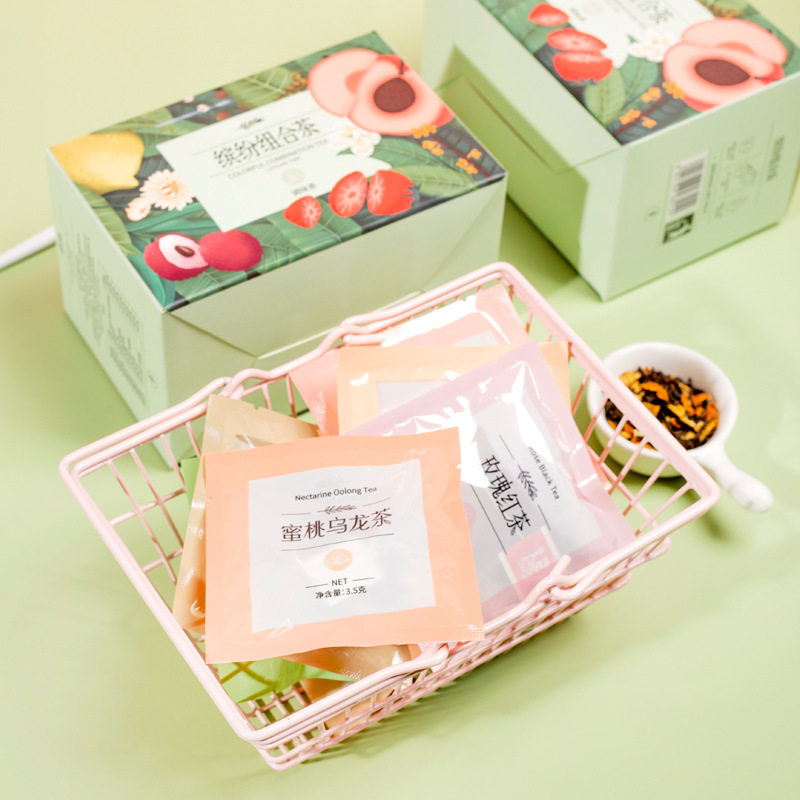 立尚缤纷组合蜜桃乌龙白桃乌龙茶玫瑰红茶冷泡茶三角包茶官方正品,淘宝优惠券,粉丝福利购,淘宝优惠卷