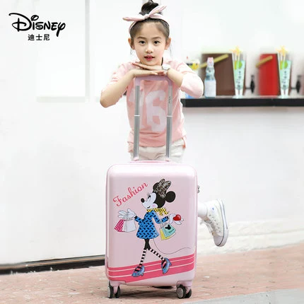 Дисней, мультяшный милый чемодан с сидением, 20 дюймов