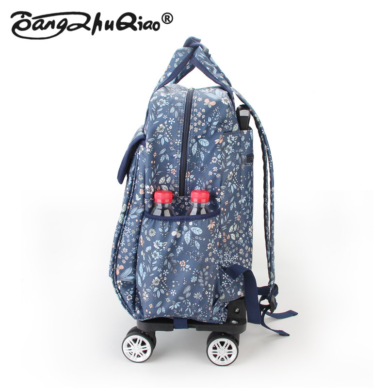 可拆卸折叠登机箱防水帆布拉杆包 bangzhuqiao旅行箱