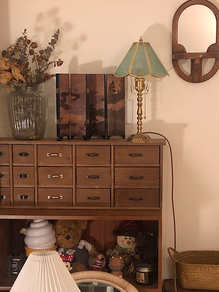 加安加丽日式复古小屏风桌面摆件中古小众艺术新中式家居装饰软装,淘宝优惠券,粉丝福利购,淘宝优惠卷