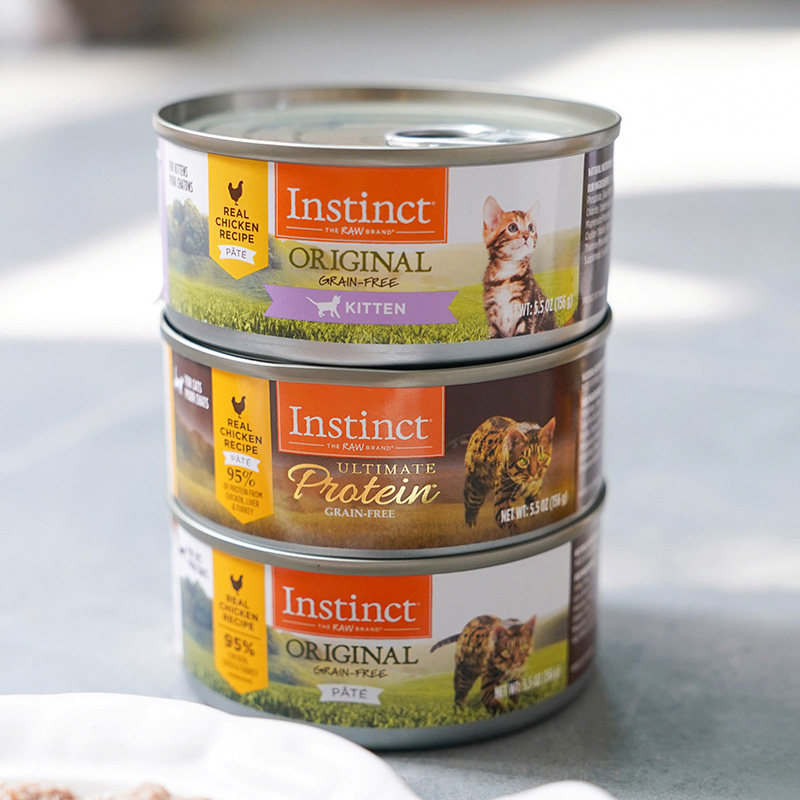 宅猫酱 Instinct百利经典猫主食罐成幼猫罐头优质蛋白鸡肉湿粮罐,淘宝优惠券,粉丝福利购,淘宝优惠卷