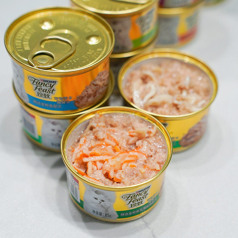 宅猫酱 珍致猫罐头猫零食85g*6罐泰国进口吞拿鱼鸡肉湿粮白肉罐头,淘宝优惠券,粉丝福利购,淘宝优惠卷