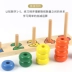 Montessori Montessori Montess đếm giáo dục sớm giáo dục hỗ trợ trẻ sơ sinh 1-3 tuổi trẻ sơ sinh xây dựng toán học khối đồ chơi - Đồ chơi giáo dục sớm / robot